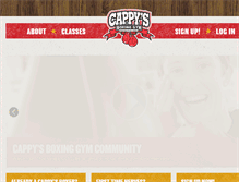 Tablet Screenshot of cappysgym.com